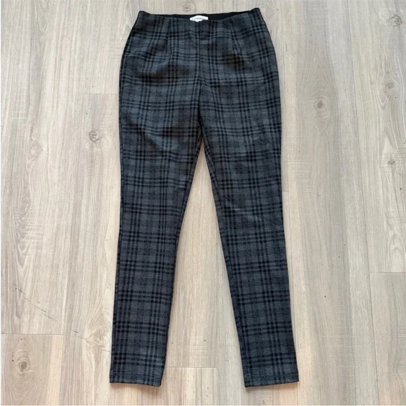 Calvin Klein Dark Gray Plaid Pants - Picture 1 of 7